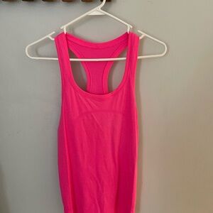 Women's Pink Racerback Tank Top